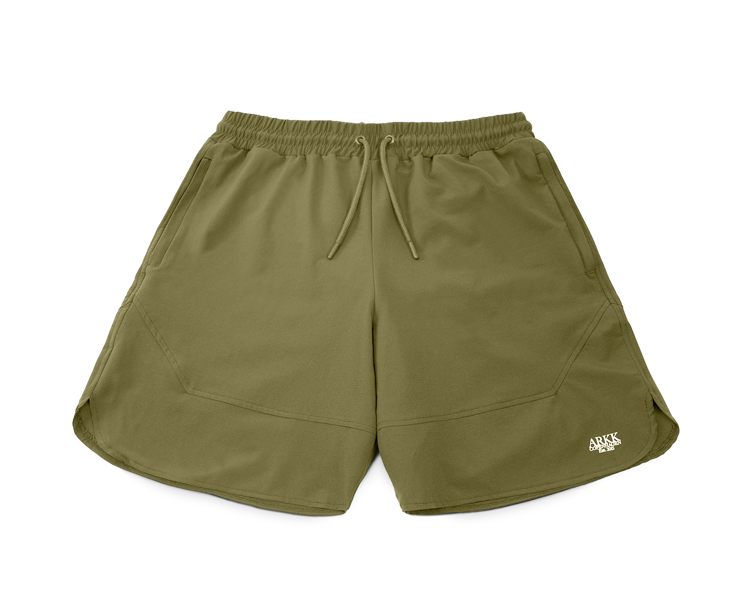 ARKK Apparel ARKK Essential Tech Shorts | Olive Drab White Shorts